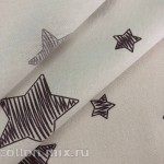 Бязь Звезды на светлом фоне (Мерный лоскут)-1.85