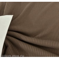 Трикотаж Лапша цвет Шоколад