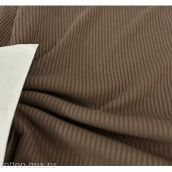 Трикотаж Лапша цвет Шоколад