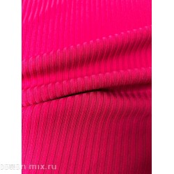 Трикотаж Лапша цвет Фуксия