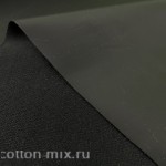 Курточная ткань на трикотажной основе Черного цвета