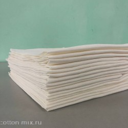 Весовой лоскут Хлопковой ткани Белого цвета №1231 Весовой лоскут Хлопковой ткани Белого цвета №1231