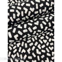 Батист  черно-белый