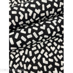 Батист  черно-белый