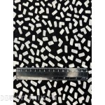 Батист  черно-белый