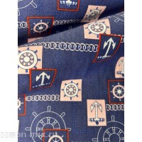 Ткань плательно-рубашечная морской стиль