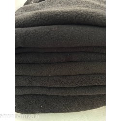 Лоскут флис Черный односторонний Лоскут флис Черный односторонний